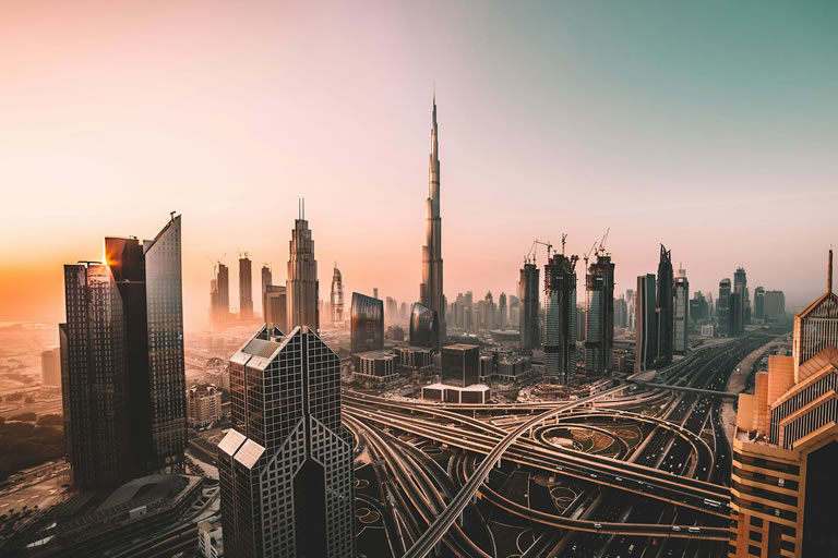 Property Development - Dubai City Skyline